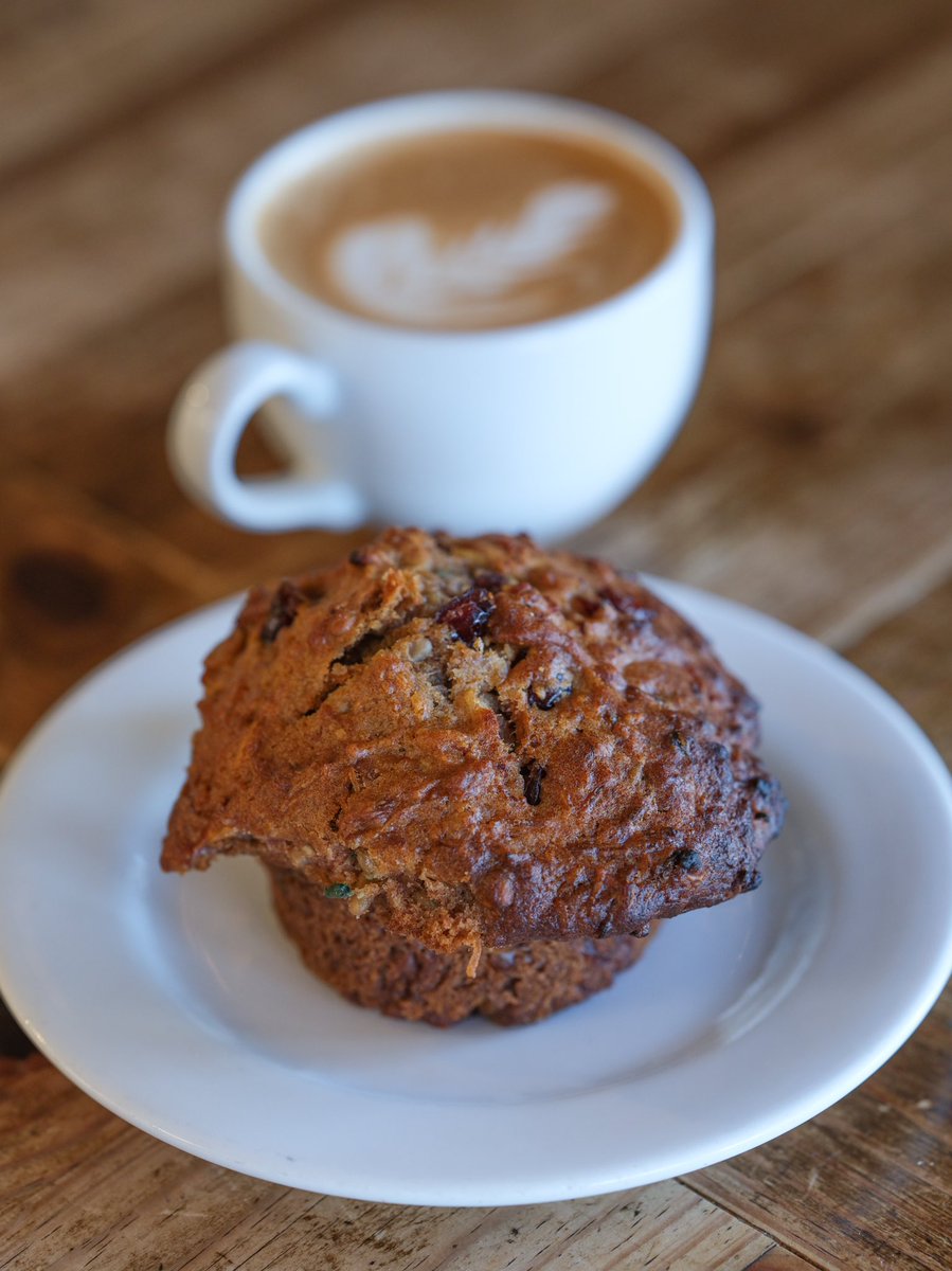 Our homemade Morning Glory Muffins are always a favorite!

#homemademuffins #morningglorymuffins #muffins #baker #baking #vervecoffee #grillatpointpinos #pacificgrove #montereybay #seemonterey #localsfavorite #localfavorite #cremafavorite