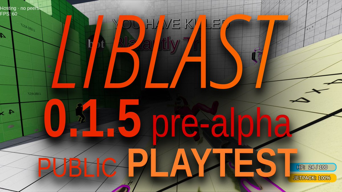 unfa's tweet image. Who wants to play #Liblast with me and a few others today!?

In ~1 hour: 17:00 UTC we're starting a public playtesting session!

Standby for a new release before that! Lots of fixes and new features!

When ready join the public voice room:… mastodon.social/@unfa/10953547…