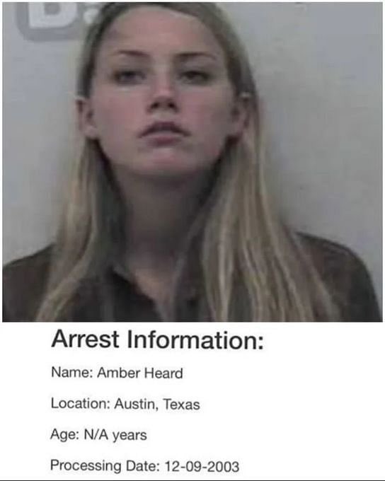 FleetStSweeney's tweet photo. Amber heard was arrested twice and spent the night in jail at least once. She’s the one with an actual mugshot at 17 y/o, whereas you’re using stills from a movie that came out in 2009… 🥱 
#JohnnyDepp #AmberHeard https://t.co/MPMfTknKUg