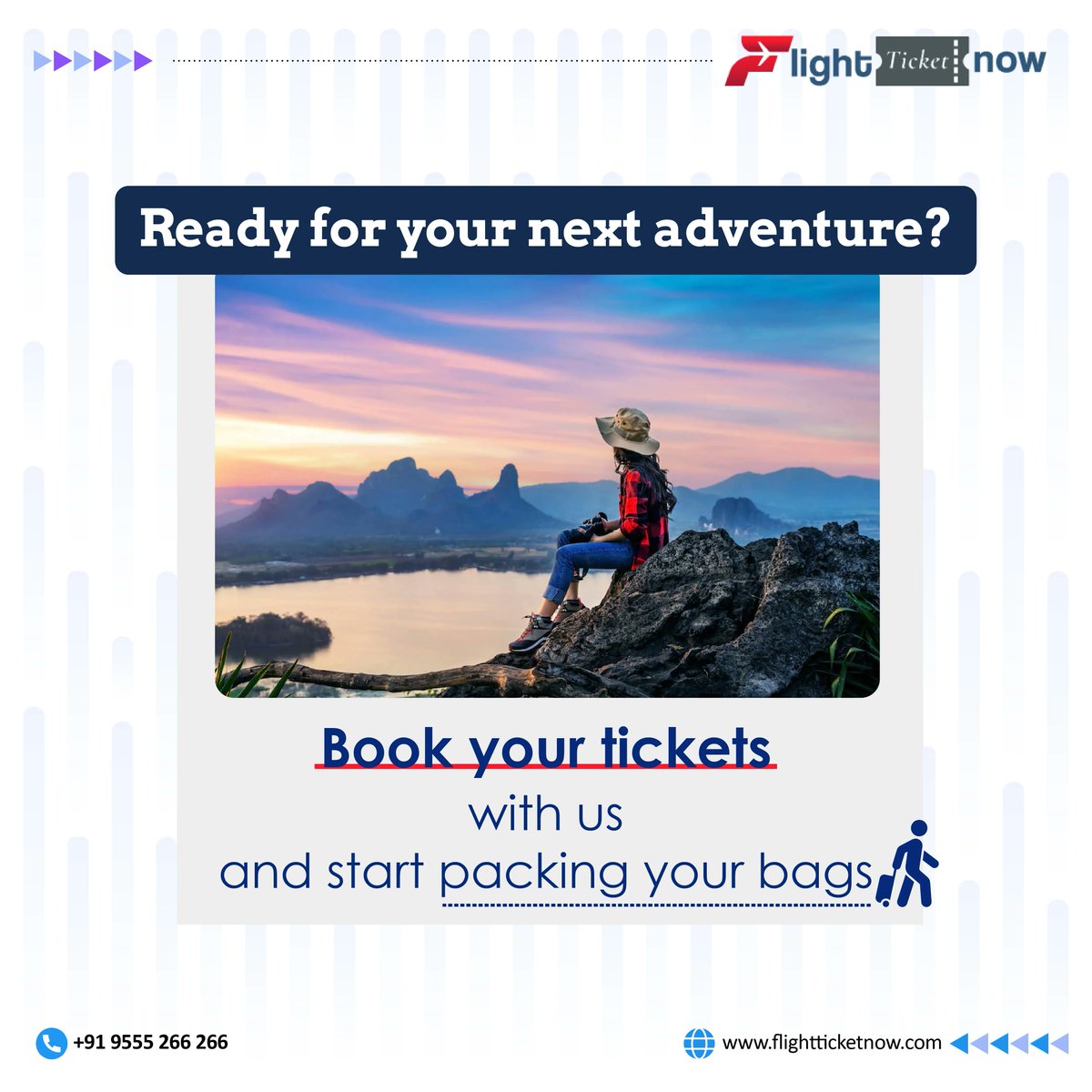 FlightTicket6's tweet photo. We have always got your back when it comes to travel! 
.
.
.
.
For more details call 91 9555 266 266 or visit our website: https://t.co/6aUZ5pv7fz
.
.
#flightticket #flightticketbooking #discountontickets #holidaytime #adventure #cheapairticketbooking #tourguide https://t.co/HNGlnEqOjy