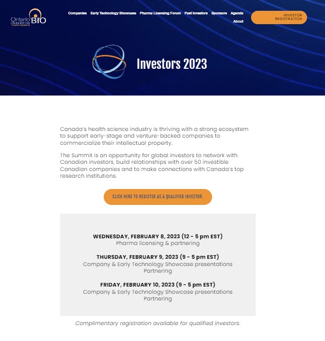 Excited to share that @Obioscience Organization is hosting its 6th investment summit from Feb 8th to 10th, 2023. Follow the link below for more info and to register.
obioinvestmentsummit.com/investors-2023
