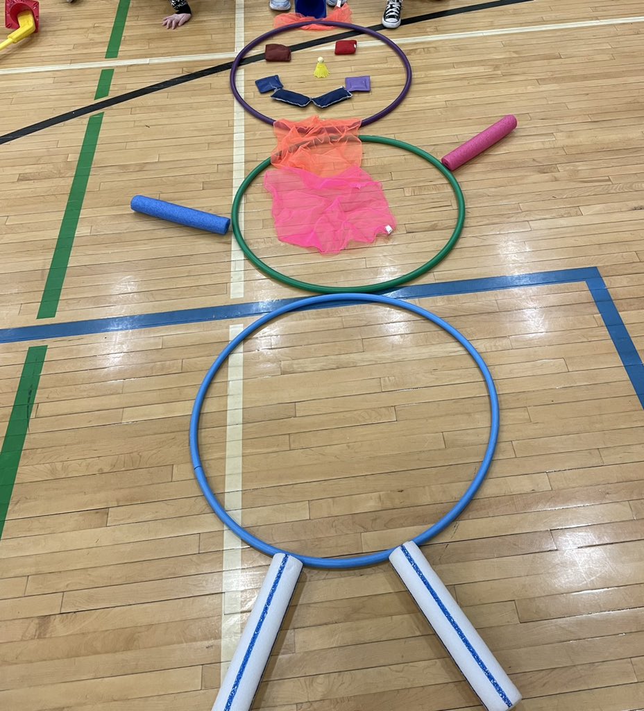 _glendagray's tweet photo. Students had fun building “PE equipment snowmen” today #physed #elemPE https://t.co/Kzt7ziE7VA