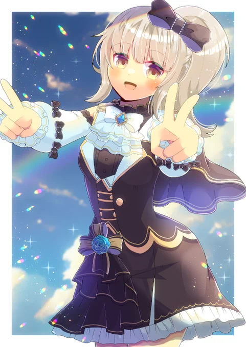 Vtuberの櫻庭おとさんを描かせて頂きました!リクエスト有難うございます  #Skeb #Commission #おとノート #Vtuber 