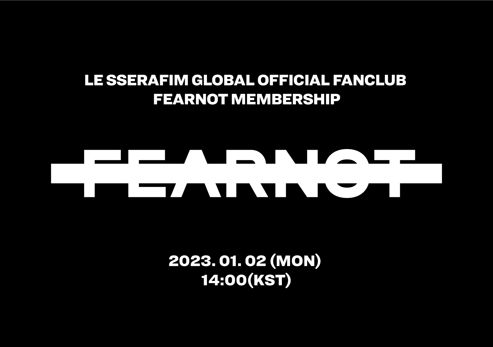 アイドル LESSERAFIM FANCLUB FEARNOT MEMBERSHIP Le Sserafim 2024 Global Official Fanclub FEARNOT Membership