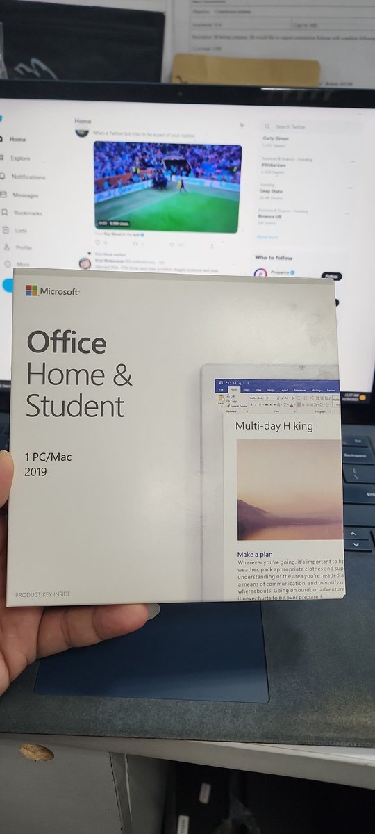 chynith's tweet image. Office Home &amp;amp; Student 2019