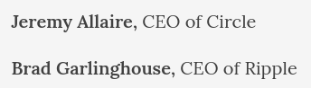 stephanlivera's tweet photo. Guess who's attending WEF's Davos 2023? 

@jerallaire and @bgarlinghouse 

https://t.co/zSzngYOGdD ht @JordanSchachtel https://t.co/8NWiXeZSww