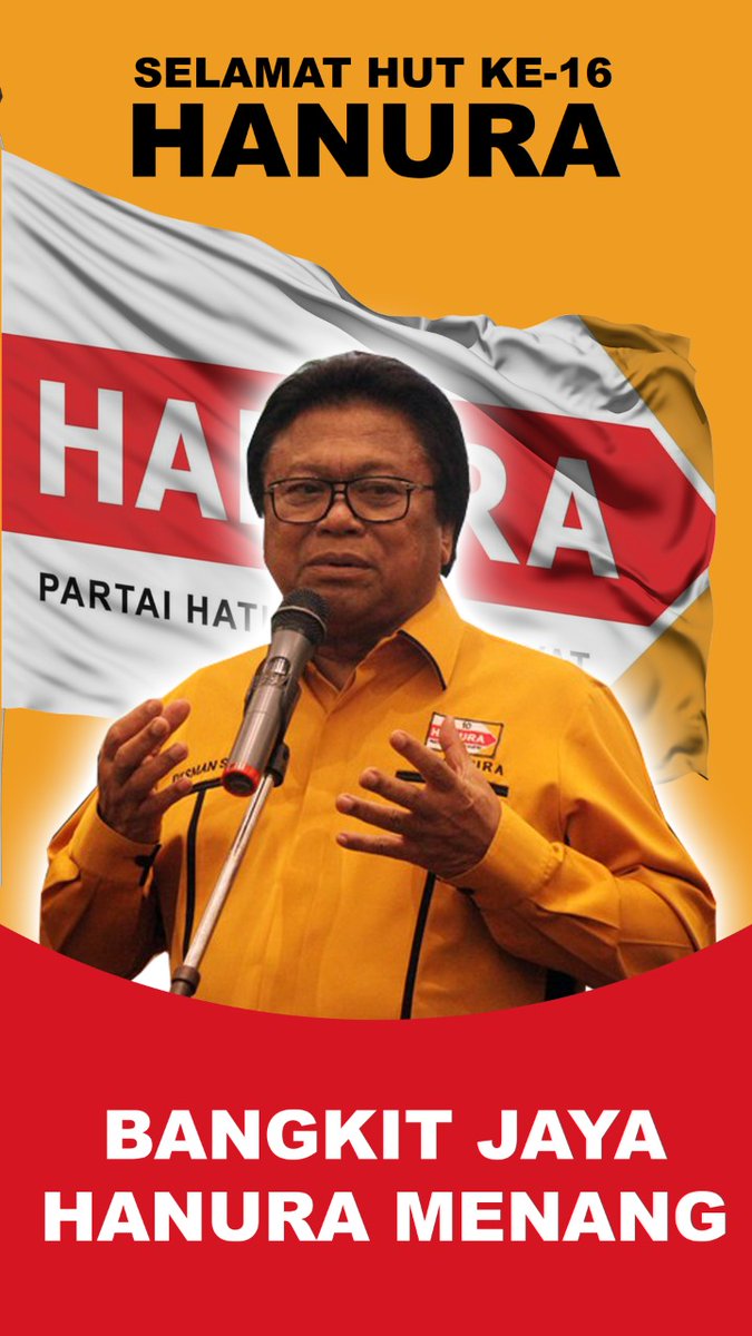 Wah keren, semoga Hanura semakin berjaya serta tetap memberikan kontribusi terhadap kemajuan bangsa.

Bangkit Jaya Menang. Hanura
#10AngkaSempurnaHanura