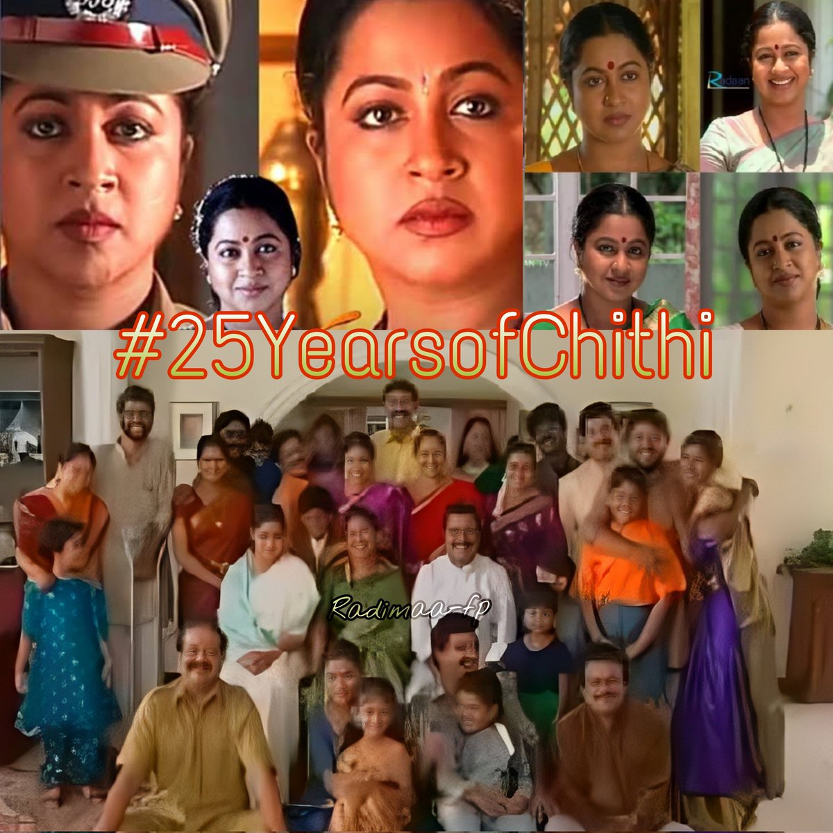 Laxmi46954917's tweet photo. #25YearsofChithi✨✨
Years has passed but @realradikaa ma will always remains in our Heart💕 as #Chithi forever❤❤ ..
𝓣𝓱𝓷𝓴𝓾 🌹🙏.. https://t.co/QzkFtqbs4C