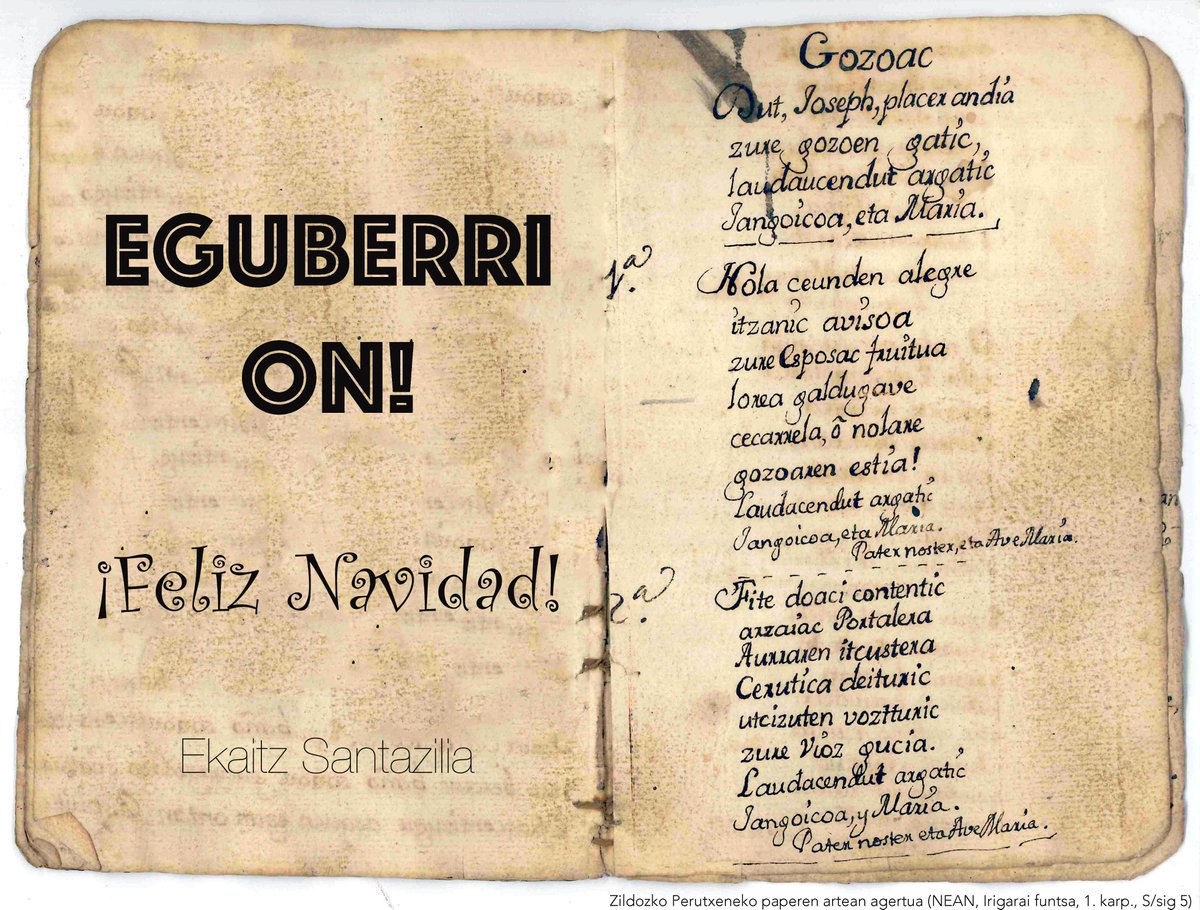 ESantazilia's tweet photo. #Eguberri on denei!
¡Feliz #Navidad! 🎉 https://t.co/NbttyXwrkX