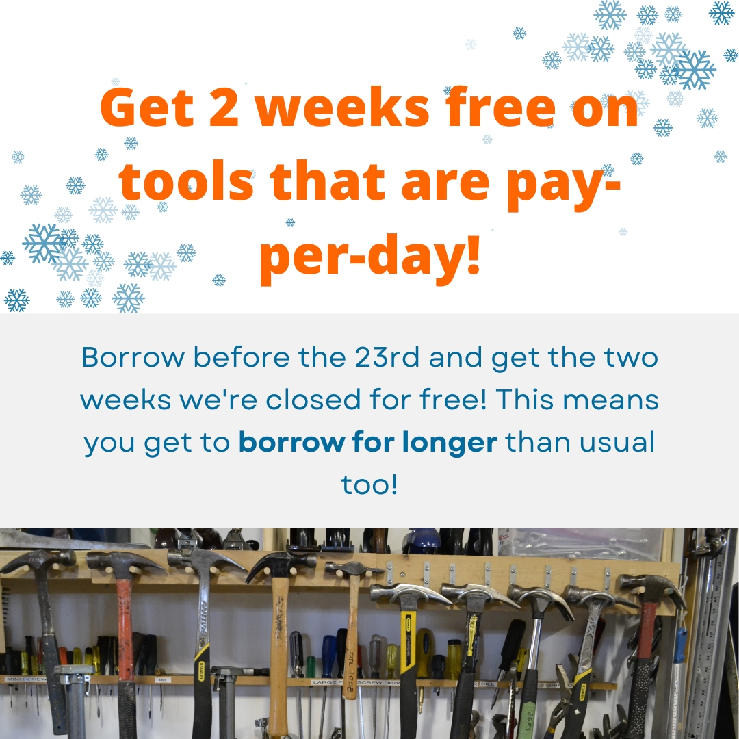 yowtoollibrary's tweet photo. Here's how you can borrow tools for free, and for longer! π
π
#otl #tools #borrowtools #discount #free #diy #holidayprojects https://t.co/jSrvRfqM3r