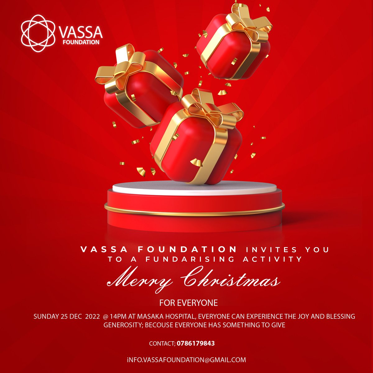 Good morning Vassa's lovers❤ i want to remind you that the day is coming. On 25 this month we have to visit patients at @MASAKA_HOSPITAL. so this is a great opportunity to do something in the way of thanking God for everything that he has done to you
Fundraising line :0780160838