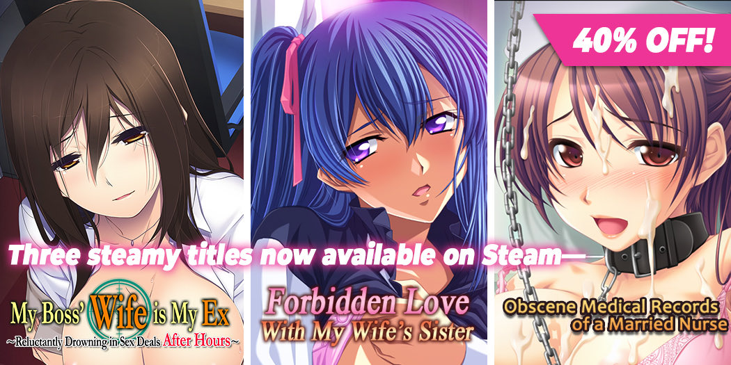 Today we're launching three steamy titles from Appetite's catalogue on Steam! Grab them all for 40% off for the launch!

store.steampowered.com/app/2222870/My…

store.steampowered.com/app/2222860/Fo…

store.steampowered.com/app/2222890/Ob…