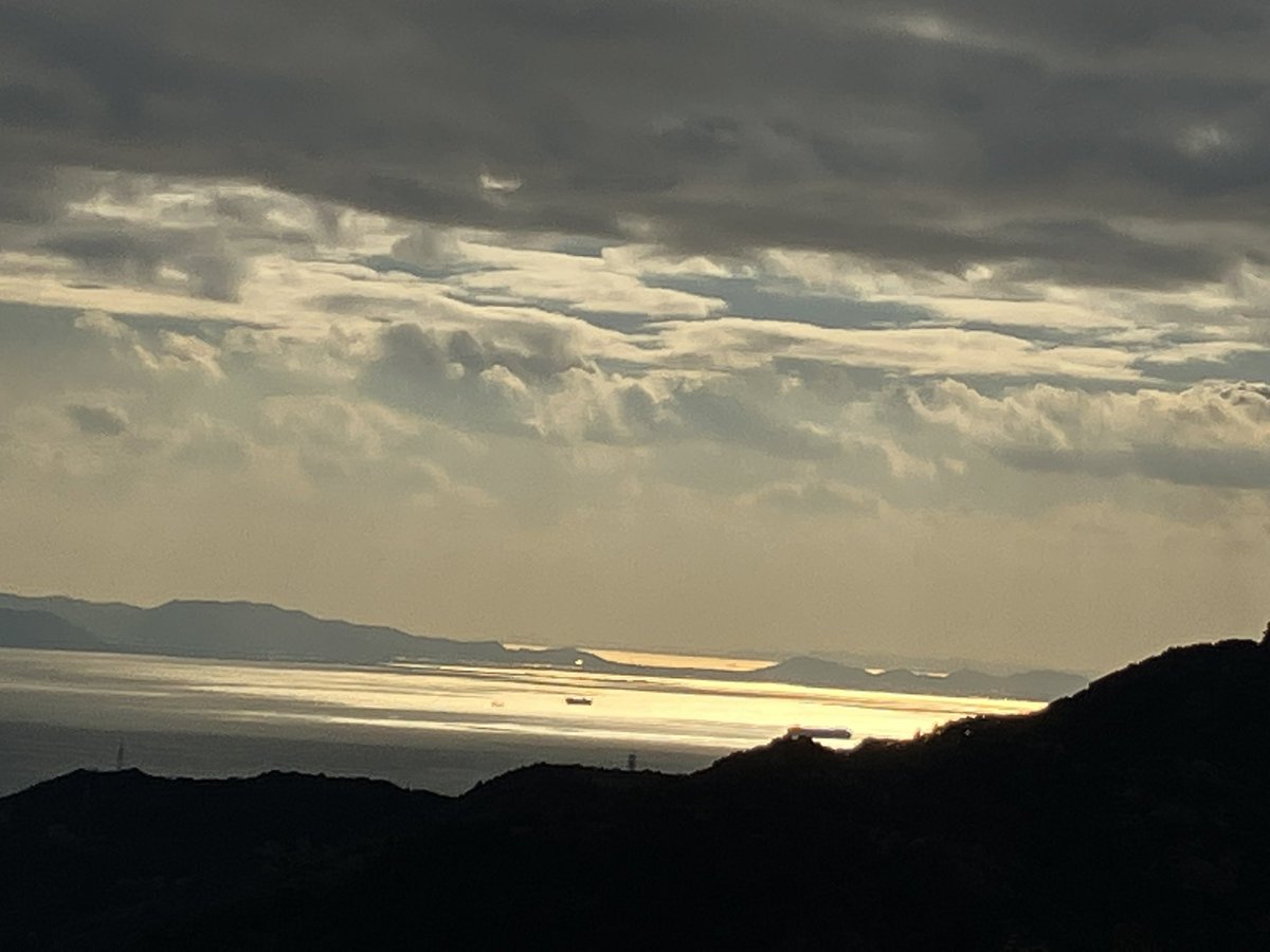 三河湾から伊勢湾を望む