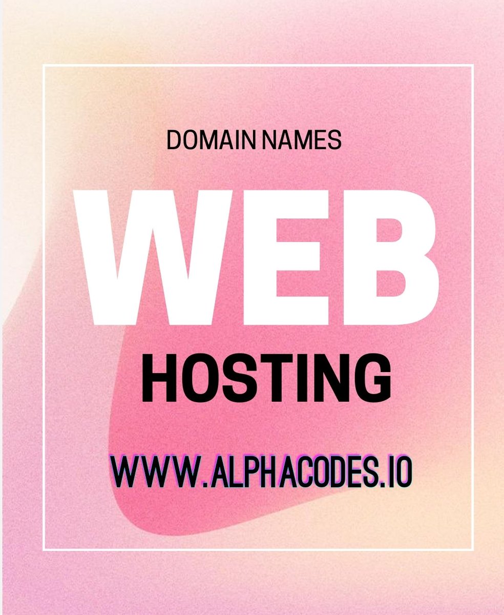 JoinAlphaCodes's tweet photo. The first; and most important, step in increasing your webpage speed is to get the fastest and most reliable web hosting.
And it is possible with #JoinAlphacodes with a free domain name. Get in touch with us:- https://t.co/ynLlAKSLhe |0753899338 https://t.co/jPWdg73fMO