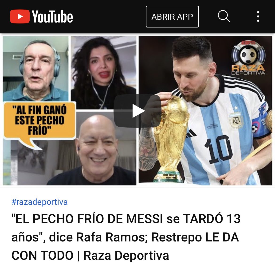 Eli_Pato's tweet photo. Pásenle al videocast amiguit@s https://t.co/WpGTJvoJlf es una joya 💎 la verdad com mucha nostalgia por el reencuentro con @PROFE_RESTREPO , @RafaeIRamosV se tuvo que comer sus palabras. ⚽️👏🏼 @RazaESPN https://t.co/rkphl6GmZ6