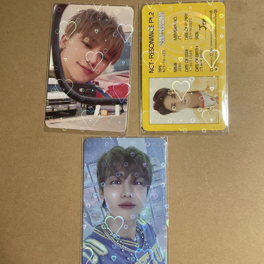 _mojiiiii's tweet photo. พร้อมส่ง

ใบละ 120 รวมส่ง

เจโน่ &amp; แจมิน (( 3 ใบ 300 รวมส่ง ))

#ตลาดนัดnctdream #ตลาดนัดnct #ตลาดนัดอซท #ตลาดนัดอซทดรีม https://t.co/T23Cw42MO1