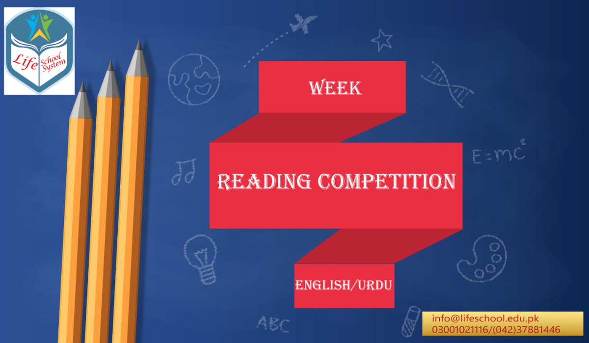 LifeSchools2002's tweet photo. "The more that you read, the more things you will know. The more that you learn, the more places you'll go." _Dr.Seuss
The reading English/Urdu week competition starts at #lifeschool. 
#education #reading #discover #life #school https://t.co/IHhvxGArsL