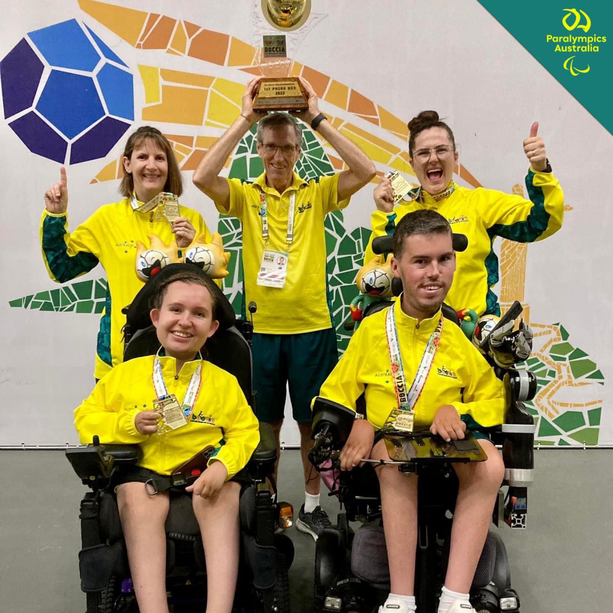 After a spectacular 2022, the Aussie #Boccia team are ranked World No. 1 in the BC3 Pairs. Congratulations <a href="/dan_michel95/">Daniel Michel</a> &amp; Jamieson Leeson with their ramp assistants Ash McClure &amp; Amanda Leeson!

Dan &amp; Ash also finish the year as the World No.1 in the BC3 Men's 👏