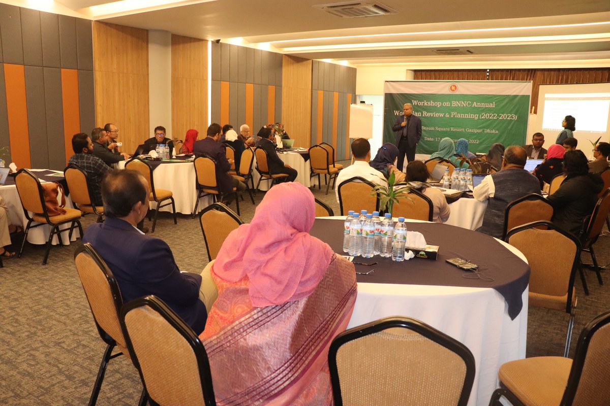 BNNCBD's tweet photo. 18/12/2022
Day 2
---------------------------------------------------------
Dr. Hasan Shahriar Kabir, Director General, Bangladesh National Nutrition Council chaired the Workshop On BNNC Annual Workplan Review  &amp; Planning (2022-2023). https://t.co/1jSRz3ULoH