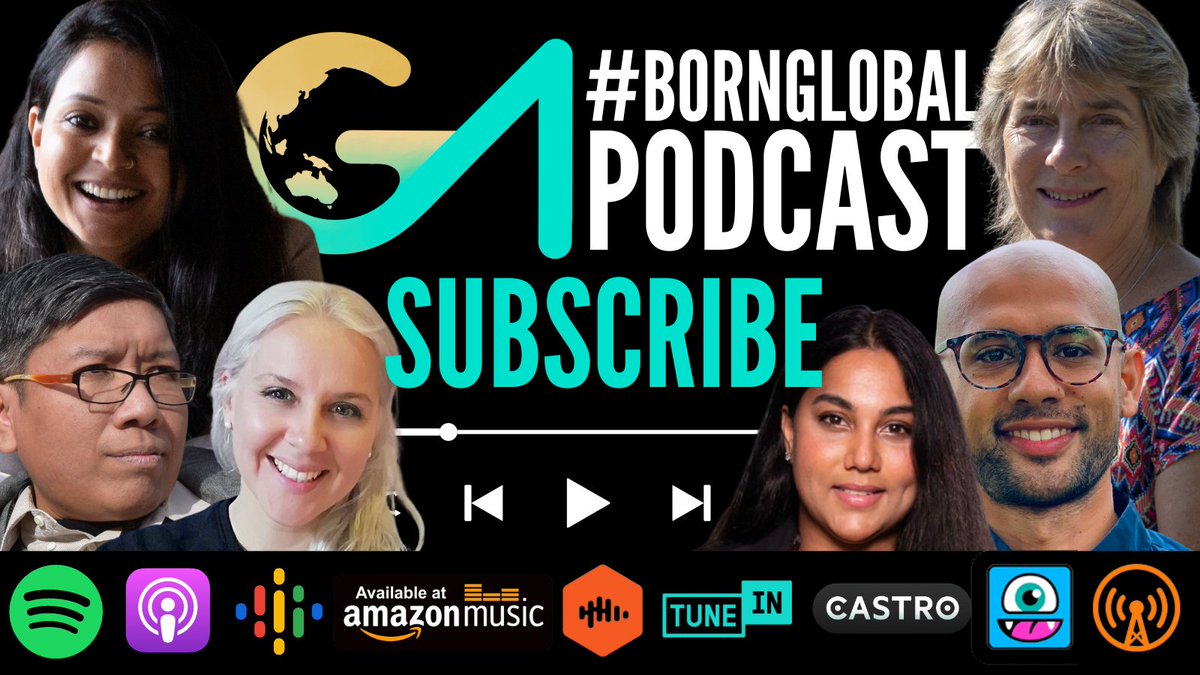Advance's tweet photo. #Podcast | Looking for holiday listening? Check out Season 2 of our #BornGlobal podcast and get to know our GameChangers - from saving lives of new mothers and babies in PNG, to creating edible packaging to eradicate plastic waste. 💭

Listen/subscribe! 👉 https://t.co/B2s82tWcmH https://t.co/s3mROQRPcY