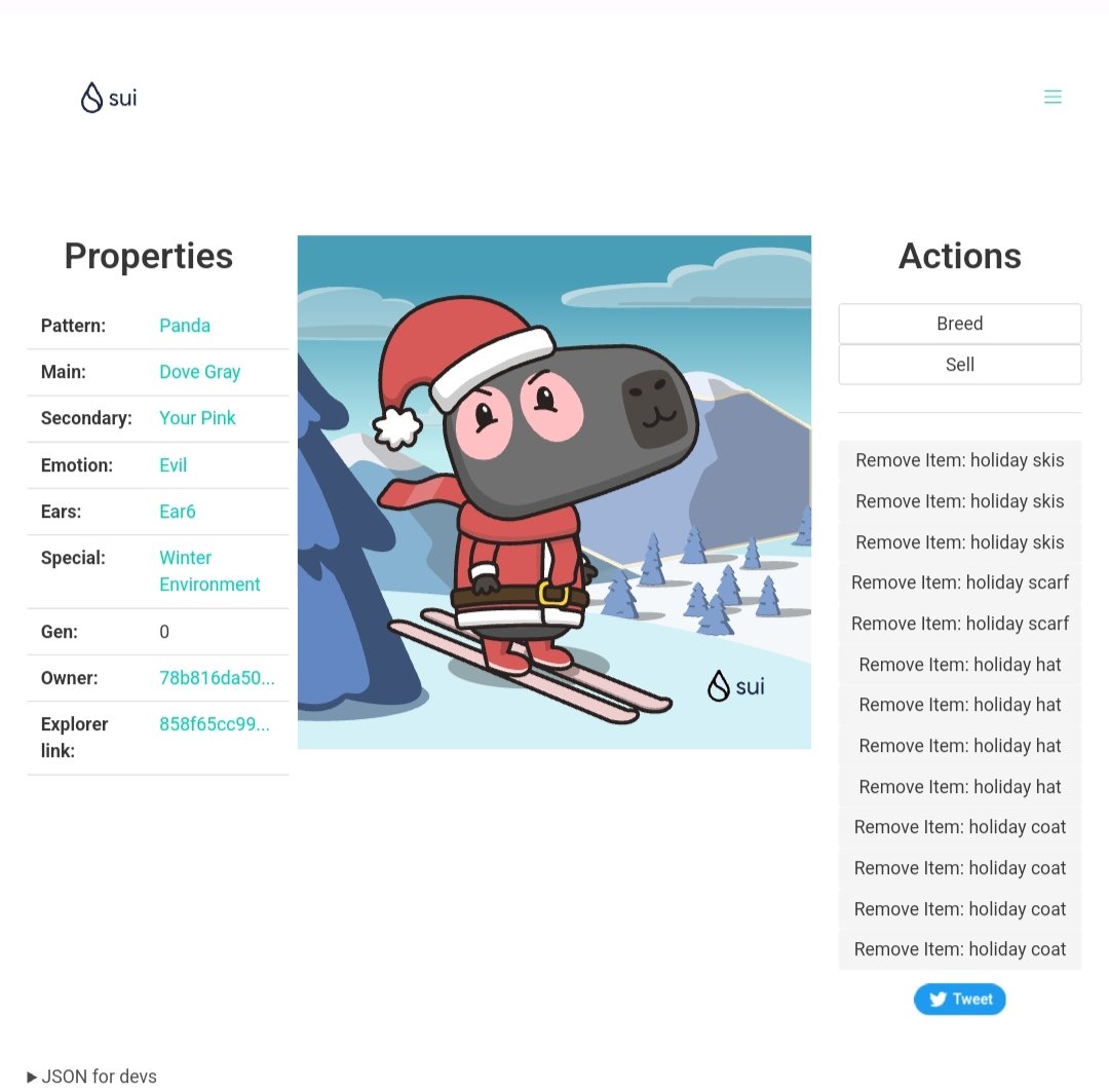 MadcrowCrypto's tweet photo. Cap-Raja : There’s nothing that brings the world together more than sharing opinions about Christmas. My Cap-Raja never fails to bring a smile to my face. 
#CapyHoliday
@SuiNetwork https://t.co/eUCccEfydm