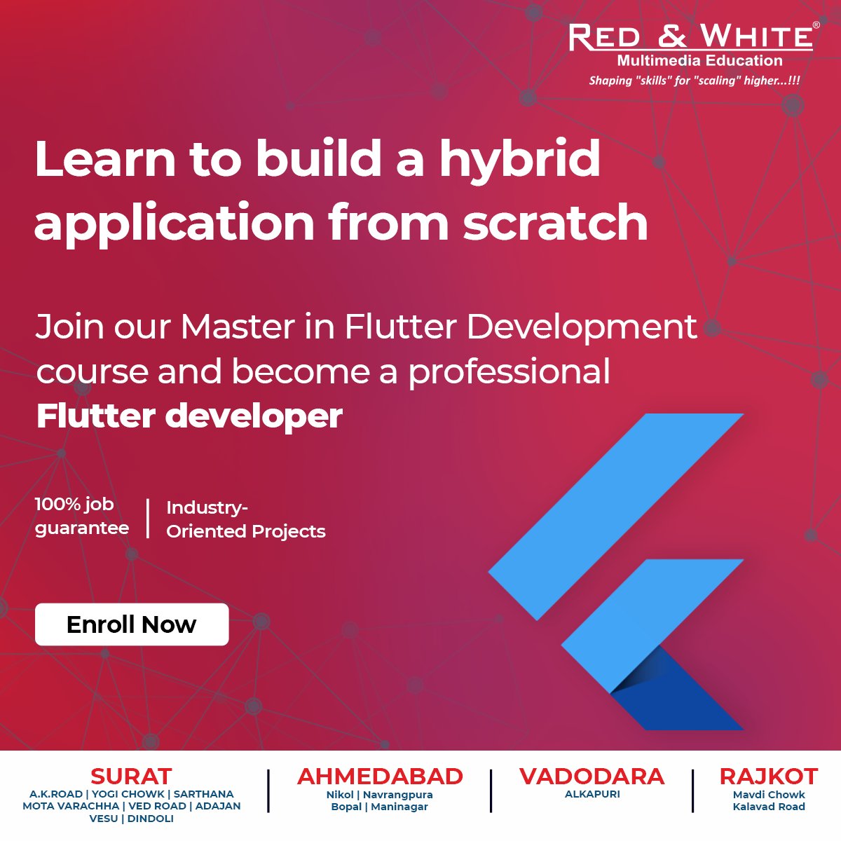 rnw_multimedia's tweet image. Be a part of the in-demand skill. 

Join the most comprehensive #FlutterDevelopmentCourse and #Learn how to build amazing #iOS &amp;amp; #AndroidApps.

Kickstart your #FlutterDevelopment journey now!

વધુ માહિતી માટે: rnwmultimedia.com
અથવા કોલ કરો: +91 7878 444 333

#RnWMultiMedia