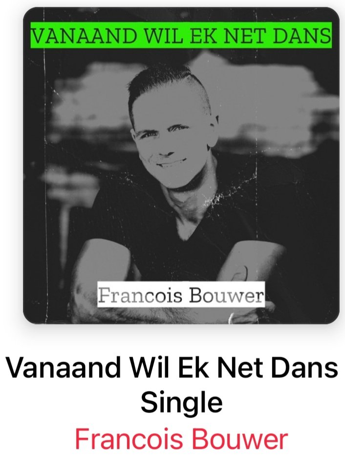 Hier is ń paar plekke waar julle ons nuwe Single  "Vanaand Wil Ek Net Dans" kan hoor. As jy daarvan hou, deel dit met almal wat jy ken. Hoop julle geniet hom.

music.apple.com/za/album/vanaa…

youtu.be/E_FZyNcEWPQ

open.spotify.com/album/49VxjmsX…

deezer.com/en/album/38735…