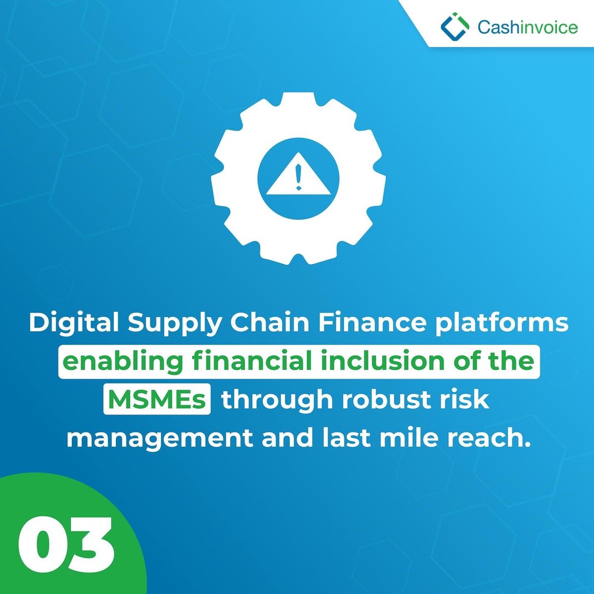 CashinvoiceI's tweet image. Among the several factors that shape the Supply Chain Finance industry, three main elements hold the potential to transform the way MSMEs are financed.

Swipe through the slides to learn more.

#Cashinvoice #MSME #SmallBusiness #SupplyChainFinance