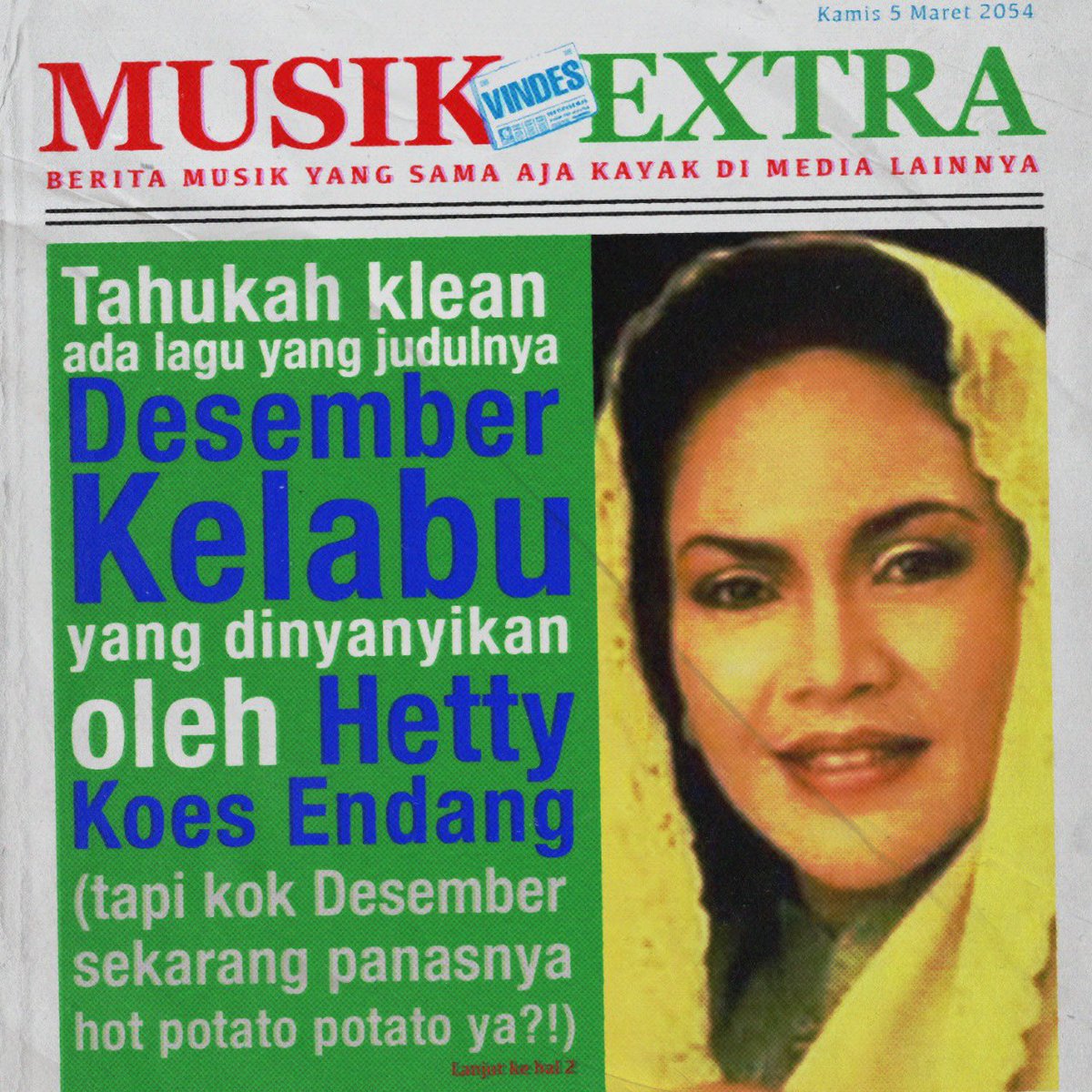 vindestwitt's tweet photo. Ingatkan klean akan lagu ini?

#Vindes 
#MusikExtra https://t.co/Savsy1IVvi