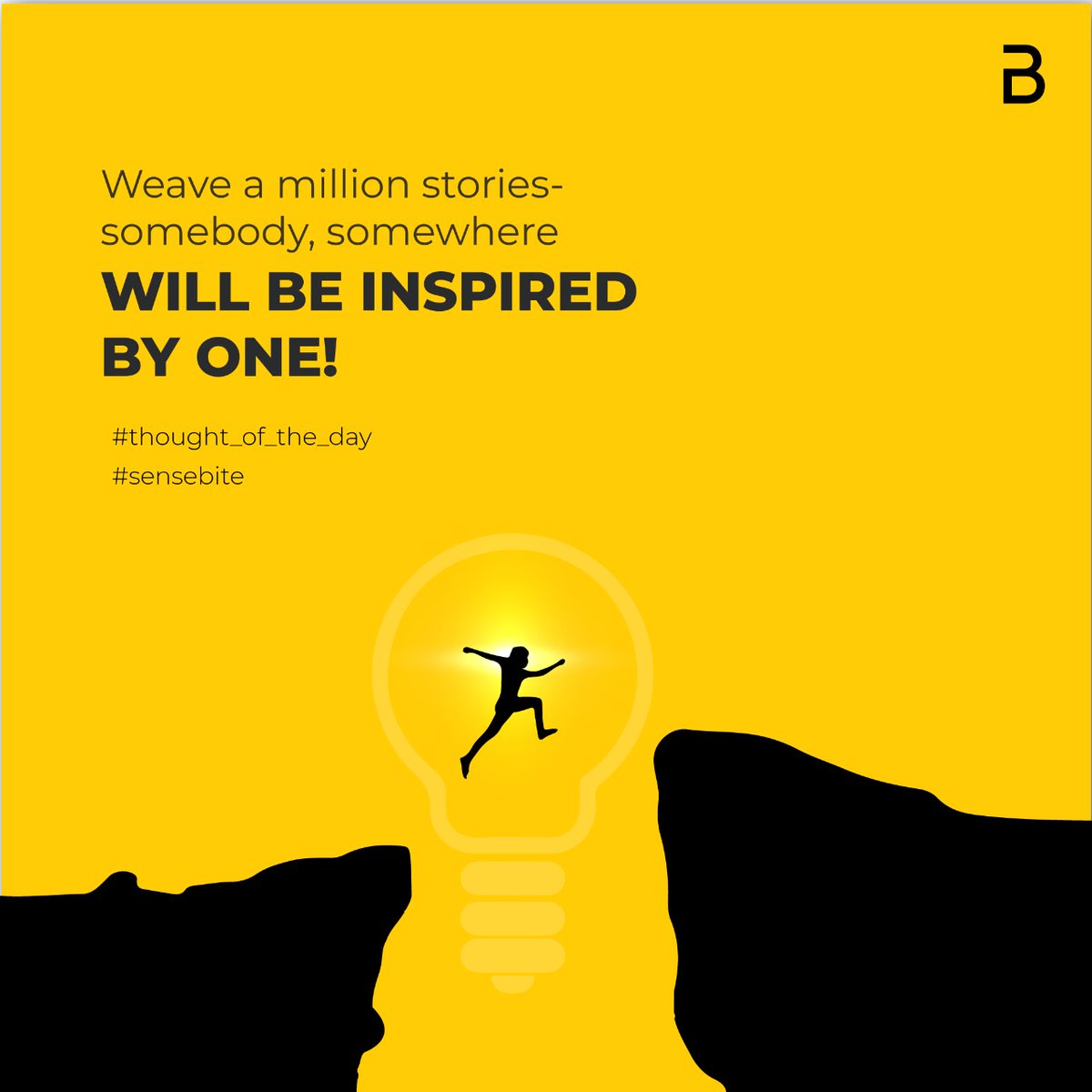 SenseBite's tweet photo. No matter what you do – big or small, it will someday make a great inspiration for someone. So don’t settle, reach the pinnacle of success. Don’t give up yet, rise and fight again. Your experiences will weave stories. And each story will be the reason someone smiles! https://t.co/EliLqALAQn