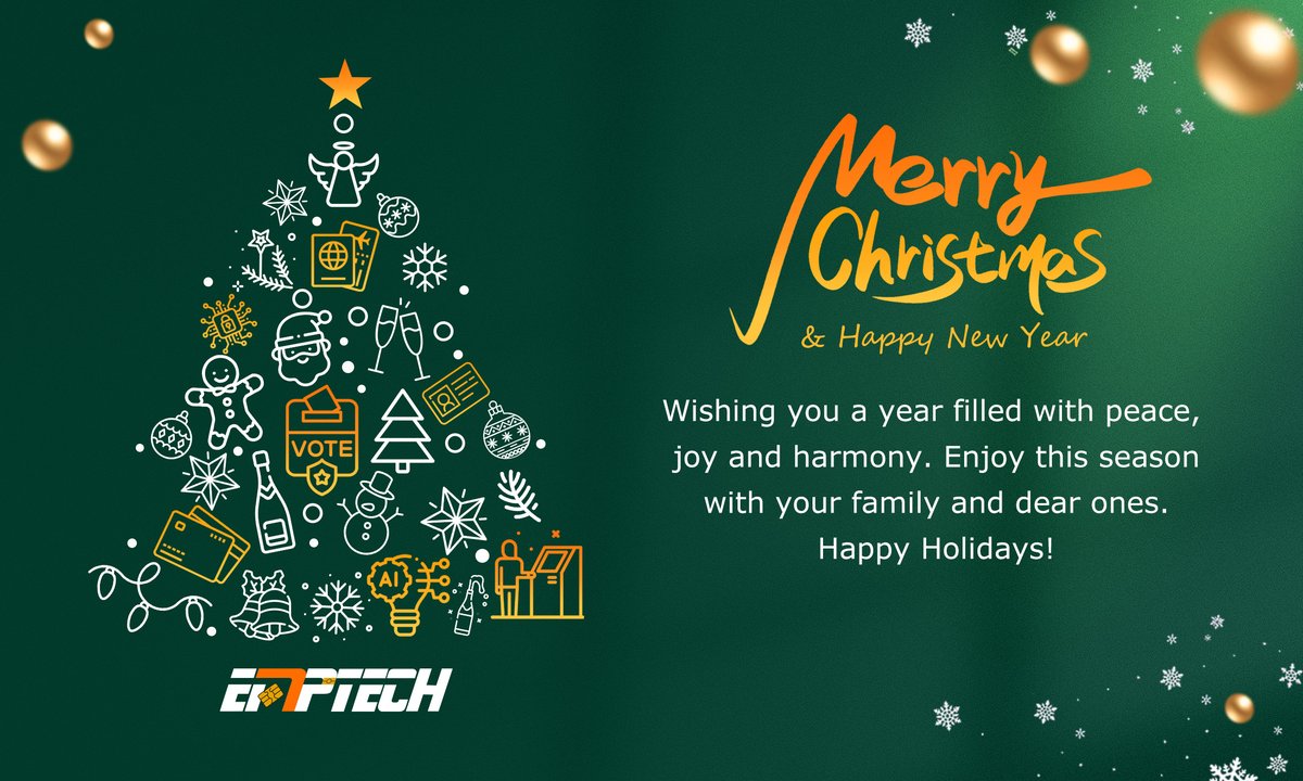 EMPTECH1995's tweet photo. Happy holidays and best wishes for 2023 ✨ ✨ ✨ 

#EMPTECH #seasonsgreetings https://t.co/hFZHtLsrK2