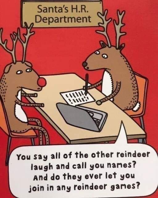 Meanwhile in Santa's HR Department...🦌🎅 #RudolphTheRedNosedReindeer #ChristmasCountdown #TuesdayFeeling #GoodMorningTwitterWorld