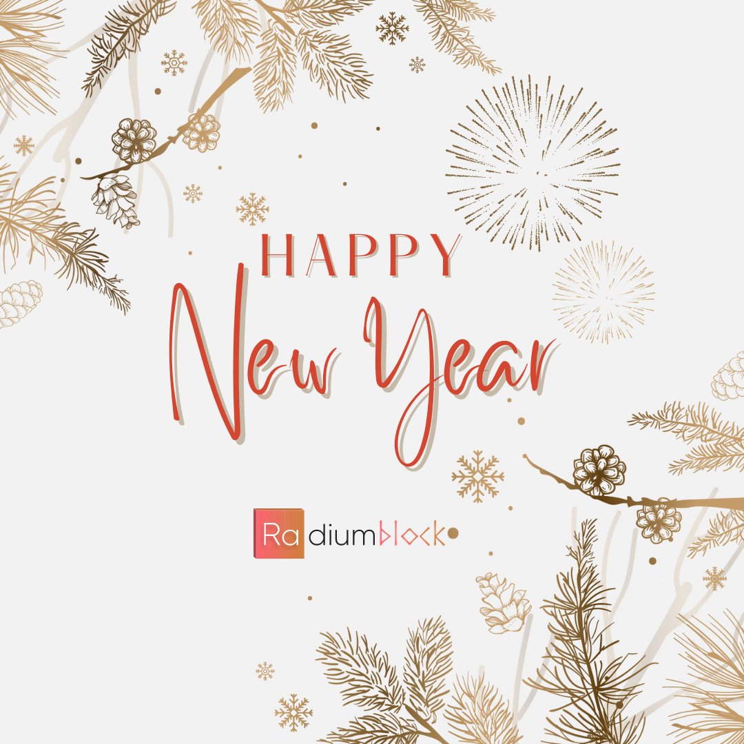 RadiumBlock's tweet photo. Happy New Year! May this new year be full of adventure and growth.
.
.
#RadiumBlock #HappyNewYear #NewYear https://t.co/1zjyY1OZT5