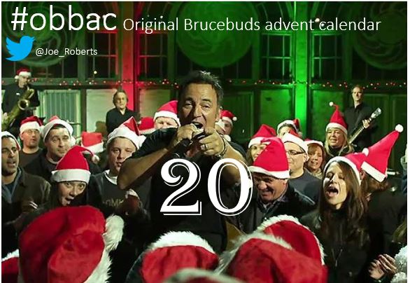 December 20th

The Rising 
youtu.be/6i-fiRgbpr4   

#obbac #BruceBuds #EStreetNation
<a href="/springsteen/">Bruce Springsteen</a> #adventcalendar 
#Bruce #springsteen