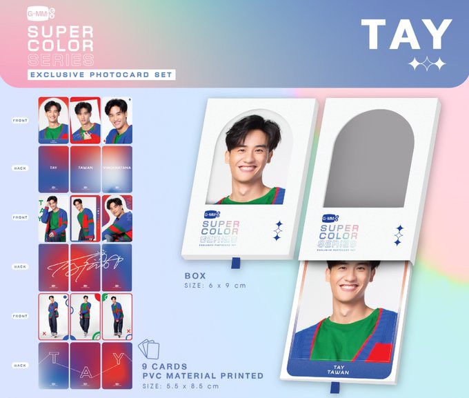 Sunshinestph's tweet photo. 🛍 super color series photocard set tay &amp; ohm 1pc ea only

original price ₱ 850
SALE PRICE ₱ 550

condition: brand new, sealed

Order Link : https://t.co/zXtK3JClr7 https://t.co/4iLeOf0zj5