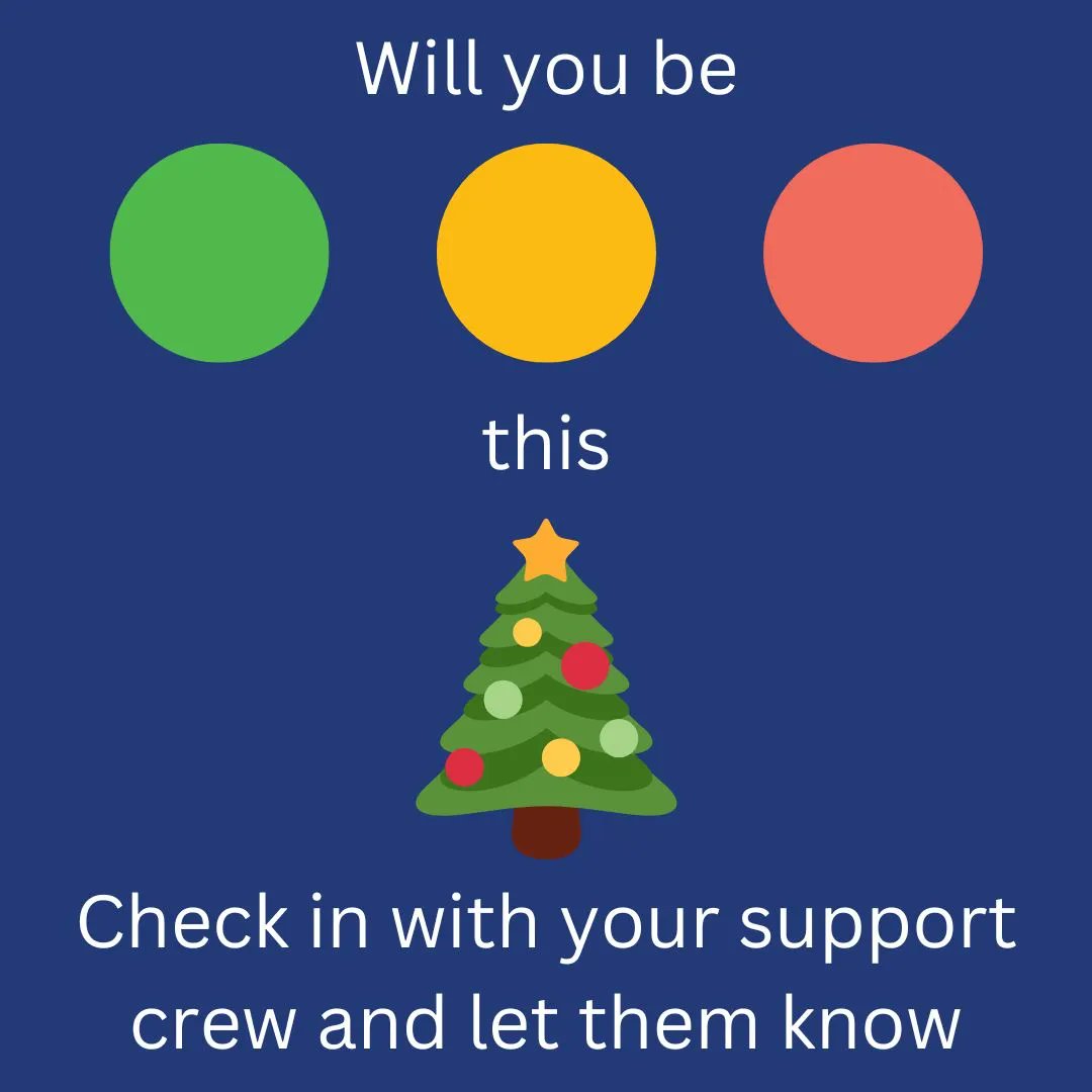 Many of us will have the opportunity to spend time with friends &amp; family this festive season - for many it's not the case. Many people feel alone over the holiday period

Its a great time to check in with them, or reach out to your support crew and see how they are doing 🎄💙
