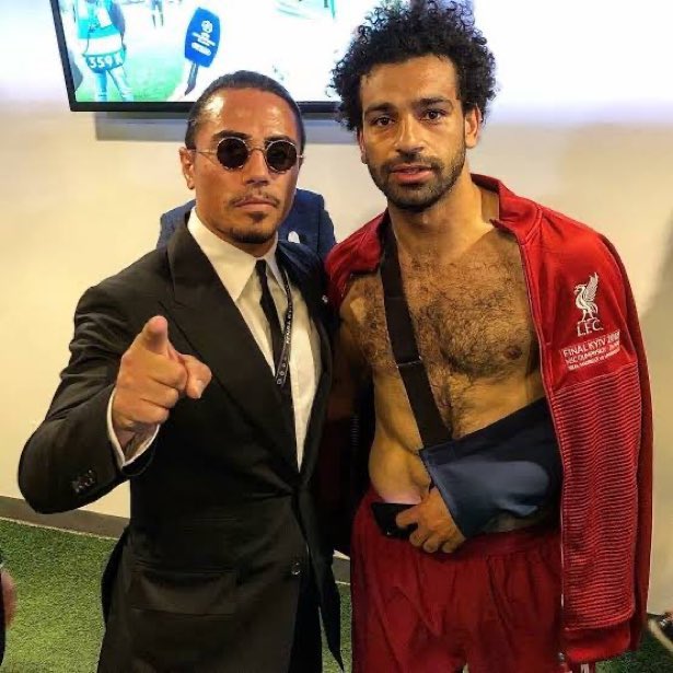 kiracantmizz's tweet image. salt bae has no shame