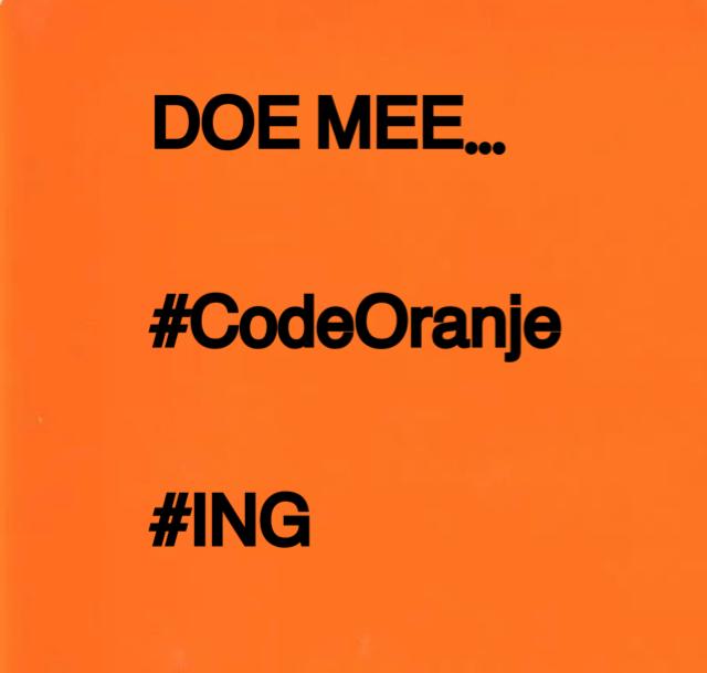 #CodeOranje #ING