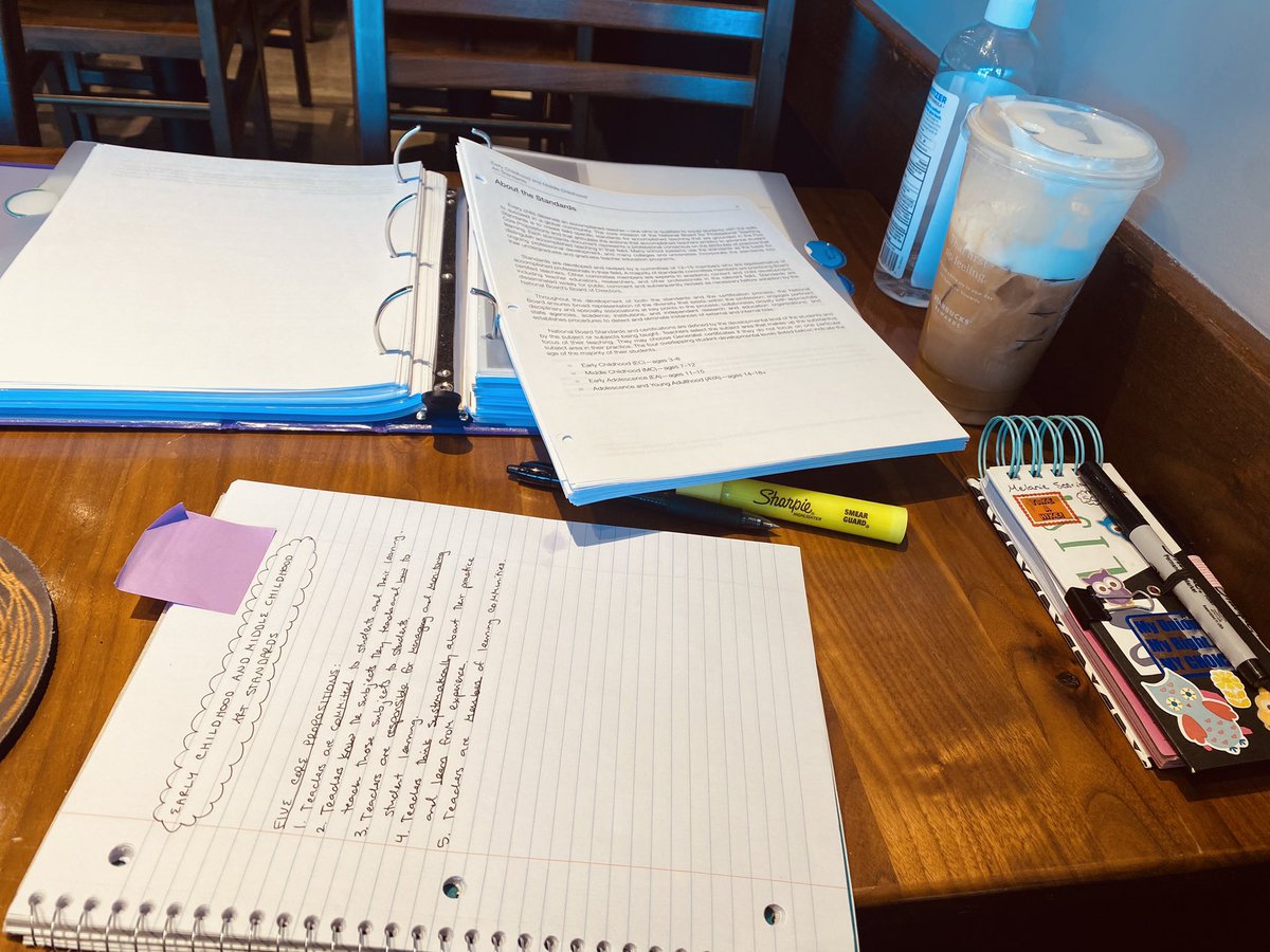 Soscia_Art's tweet photo. Following the advice of my CSP, I spent the morning at my local Starbucks and dug into my #NBCT Standards and started really trying to figure out what I’m doing on this journey. First step and first bite taken! 👣🚶♀️🐘 #NBCTcandidate #OneBiteAtaTime #ThisRequiresAVenti https://t.co/Ss4EavprZp