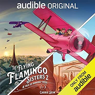 OMG <a href="/ckseim/">Carrie Seim</a> Flying Flamingo Sisters 2 dropped December 1. 👀 my kids were just relistening to the first one and are excited to read the sequel. <a href="/audible_com/">Audible</a> #Audible audible.com/pd?asin=B0BNJH…