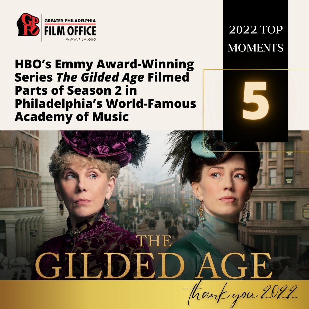 This drama is known for its historical accuracy to the American Gilded Age (1880s). Thus, the creators of the show selected the Academy of Music as one of their locations for its authentic interior that highlights Gilded Age design. zcu.io/fXyG