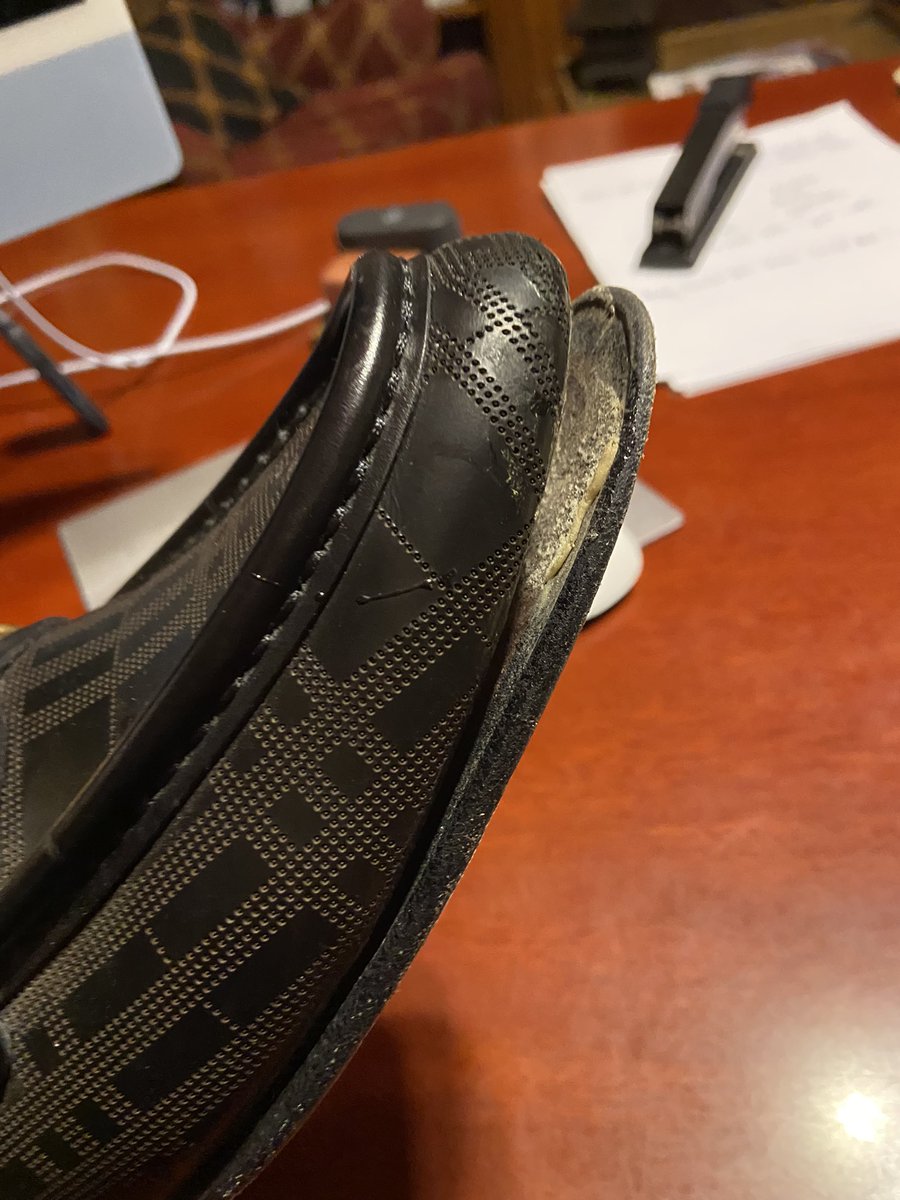 PrepWithBill's tweet image. So burberry says I should take my shoes to get fixed and they know I am saddened that this happened to my shoes. burberry you glued the soles on a $750 pair of shoes and while you are saddened, Its on me @BurberryService