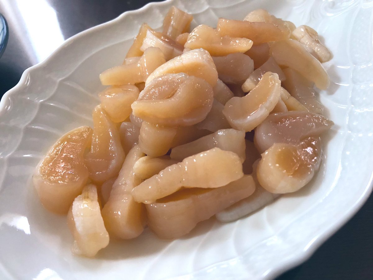 スーパーで貝の刺身が売ってたので買って食べたらキャッシュバックされそうなものが出てきた Togetter