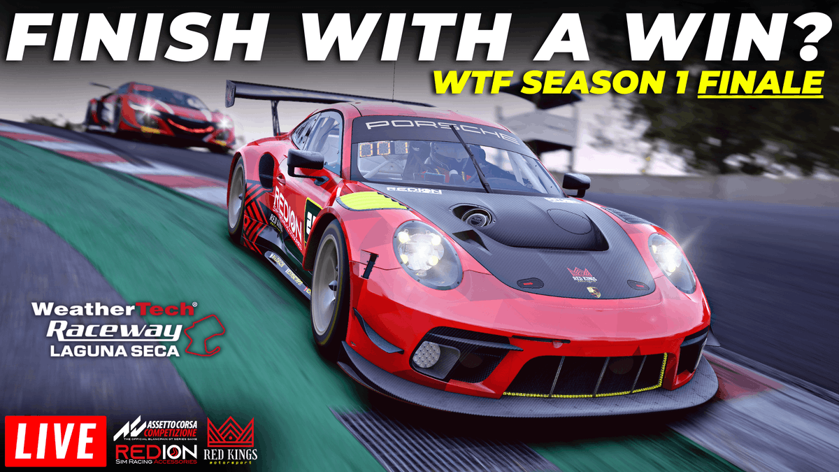 MichaelRaces's tweet photo. I don't think I can win the championship but I'd like to finish with a P1 tonight, join me from 7pm for 90 minutes at Laguna Seca 🙏🇺🇸

https://t.co/HFt9vsUbCO

#beacc #simracing https://t.co/r6ndi4PPeg