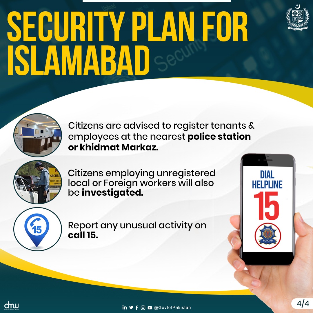 Government of Pakistan on Twitter "A special safety plan has been