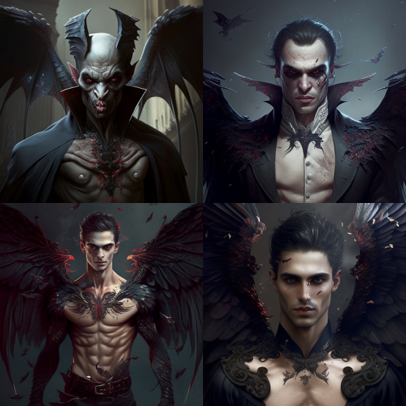 XenraL's tweet photo. A Hybrid Vampire with wings inspired by my favorite vampire character 'Niklaus'. 
@drjiclub @mazeguru_ @AmbrusStudio https://t.co/j2yHZMjbEB