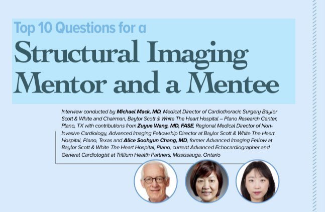 Alice Soohyun Chang, MD (@alicesoohyun) on Twitter photo Some thoughts on #structural echo training - what is it, do we need it?
Interview with <a href="/ZuyueWangMD/">Zuyue Wang</a>, moderated by Dr. Michael J Mack. #advanced #echocardiography #SHD #heartvalves #ase <a href="/HeartPlano/">BSW Heart Hospital Plano Cardiology Fellowship</a> <a href="/ASE360/">American Society of Echocardiography</a>
ECHO VOL 11 | Issue 12 asecho.org/echo-vol-11-is… Some thoughts on #structural echo training - what is it, do we need it?
Interview with <a href="/ZuyueWangMD/">Zuyue Wang</a>, moderated by Dr. Michael J Mack. #advanced #echocardiography #SHD #heartvalves #ase <a href="/HeartPlano/">BSW Heart Hospital Plano Cardiology Fellowship</a> <a href="/ASE360/">American Society of Echocardiography</a>
ECHO VOL 11 | Issue 12 asecho.org/echo-vol-11-is…