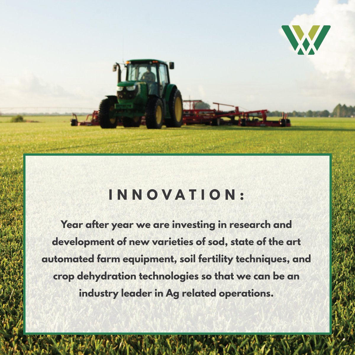 WoernerLS's tweet image. We hope you're all having a great Tuesday! This week's #PillarofSuccess is #Innovation 🙌 Here at Woerner, we believe in the importance of research and development in the agriculture industry. Just like on the farm, #growth is everything!