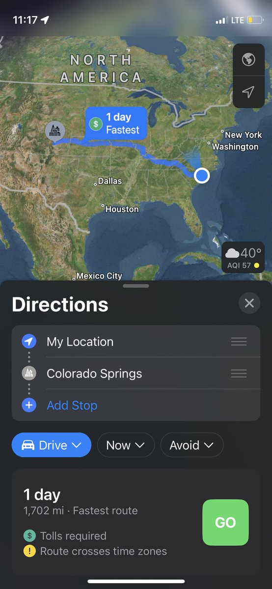 Nothing better than a canceled <a href="/SouthwestAir/">Southwest Airlines</a> flight so we can spend $1000 and do a 1700 mile drive instead 👍🤦🏻‍♂️ 
South Carolina to Colorado! Happy New Year!