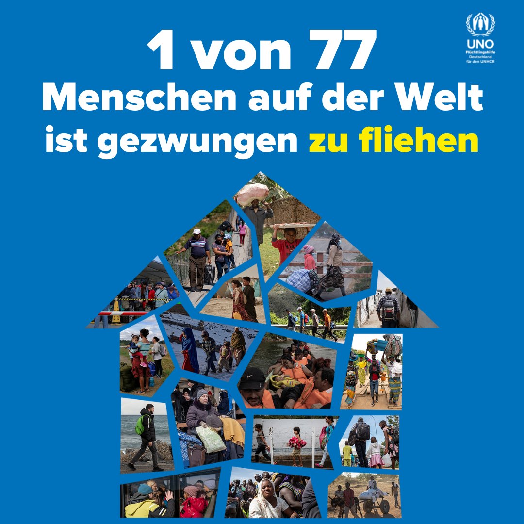 unoflucht's tweet photo. In diesem Jahr wurde die Anzahl von 8 Billionen Einwohner*innen erreicht. Leider sind auch so viele Menschen wie noch nie zuvor auf der #Flucht. Von 77 Personen auf der Welt ist eine gewaltsam vertrieben. Insgesamt rund 103 Millionen Menschen. Diese Zahl muss unbedingt sinken. https://t.co/rZN1lWCNxo